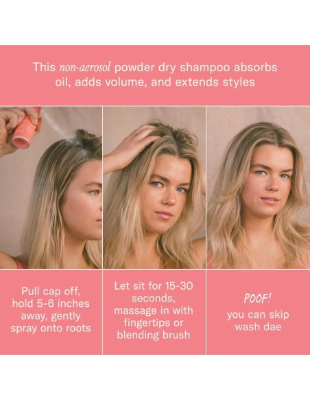 Champú Seco Fairy Duster 150g + Brocha Kabuki 3-en-1