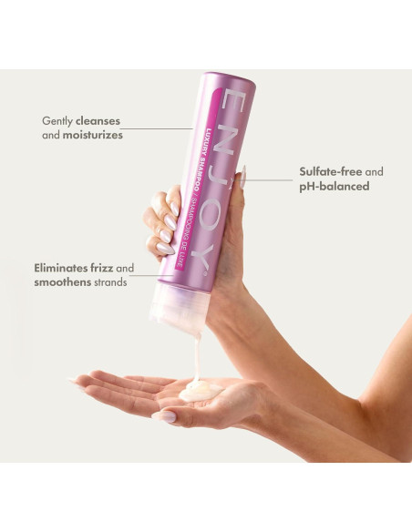 Champú Enjoy 300 ml - Libre de Sulfatos, Hidratante, Anti Frizz Champú Enjoy 300 ml - Libre de Sulfatos, Hidratante, Anti Frizz