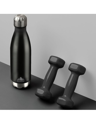 Botella de Agua Mont-Clair 500ML Acero Inoxidable Aislada