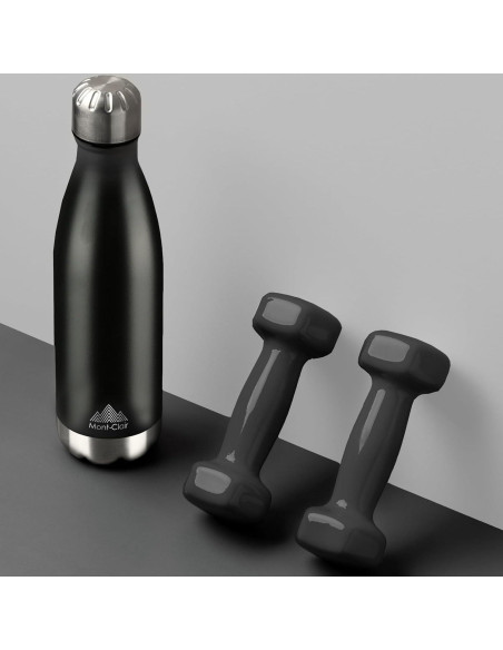 Botella de Agua Mont-Clair 500ML Acero Inoxidable Aislada