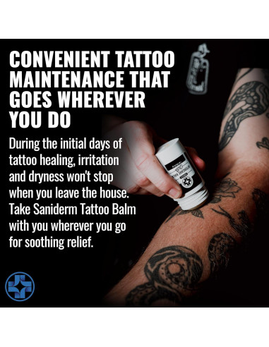 Bálsamo Cuidado Tatuajes Saniderm 28.35 g - Natural y Sin Fragancia