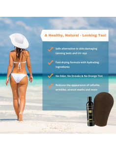 Tan Physics Autobronceador Sin Rayas 236ml con Mitón - Brillo Natural 2