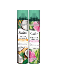 Champú Seco Suave 2-Pack - Voluminizador Coco y Hibisco