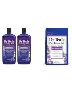 Baño Espumoso Dr Teal's con Sal de Epsom y Melatonina 1006 ml