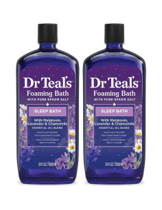 Baño Espumoso Dr Teal's con Sal de Epsom y Melatonina 1006 ml 2