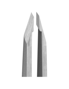 Pinzas de cejas NILIYA de acero inoxidable con estuche