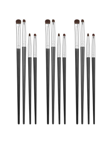 Juego de 12 Brochas Mini Difusoras de Maquillaje HJZHII