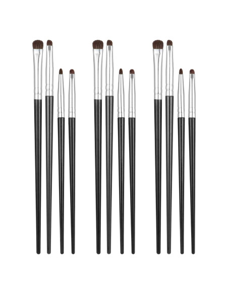 Juego de 12 Brochas Mini Difusoras de Maquillaje HJZHII Juego de 12 Brochas Mini Difusoras de Maquillaje HJZHII