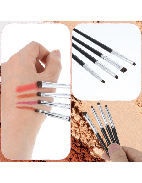 Juego de 12 Brochas Mini Difusoras de Maquillaje HJZHII Juego de 12 Brochas Mini Difusoras de Maquillaje HJZHII