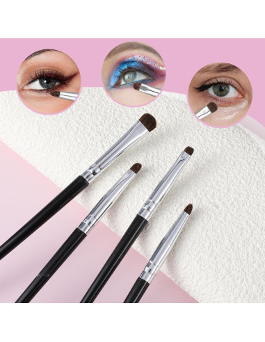 Juego de 12 Brochas Mini Difusoras de Maquillaje HJZHII