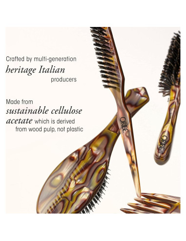 Cepillo de Teasing Oribe - Cerdas de Jabalí y Nylon - Ergonomico