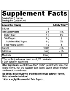 Gomitas de Melatonina Sin Azúcar Nordic Naturals 60 Unidades 1.5 mg 2