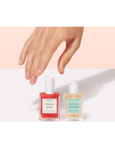 Esmalte de Uñas y Suero Manucurist 2 en 1 Frambuesa 136g 2