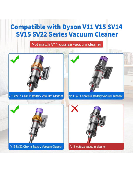 Anillo de Sellado Fijo Superior V11 V15 Dyson - Repuesto Aspiradora