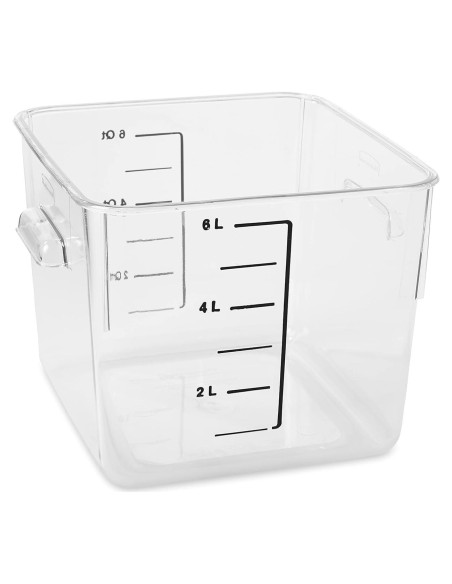 Contenedor Cuadrado Rubbermaid 11.4L para Alimentos - Ahorro Espacio