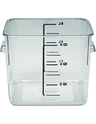 Contenedor Cuadrado Rubbermaid 11.4L para Alimentos - Ahorro Espacio