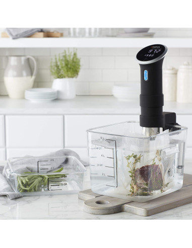 Contenedor Cuadrado Rubbermaid 11.4L para Alimentos - Ahorro Espacio