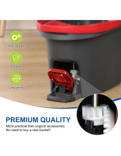 Rodamiento de Cubo de Mopa Giratoria LANMU - 2 Piezas, Compatible Ocedar 2