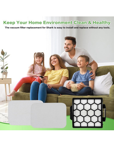 Filtros de Reemplazo VIEWALL para Aspiradora Shark ZU100 ZU102
