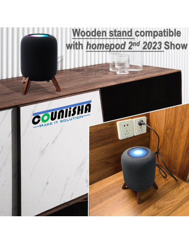 Soporte de Madera para Homepod 2da Generación Sunley Master