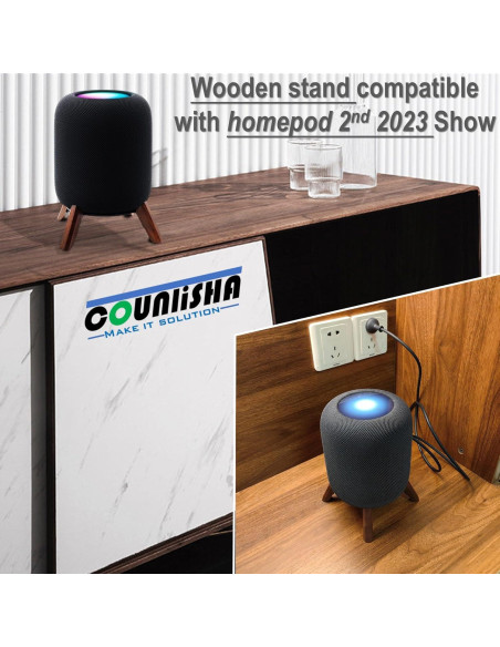 Soporte de Madera para Homepod 2da Generación Sunley Master