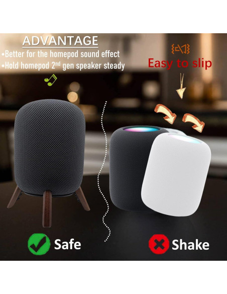 Soporte de Madera para Homepod 2da Generación Sunley Master