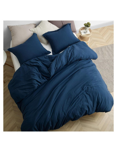 Edredón con peso Byourbed Chommie Twin XL Noche Marina