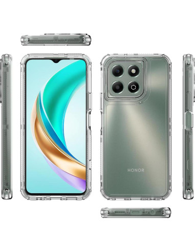 Funda Honor X6b Transparente con Protector de Pantalla Templado