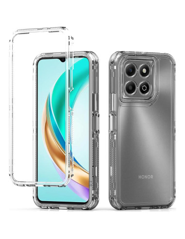 Funda Honor X6b Transparente con Protector de Pantalla Templado
