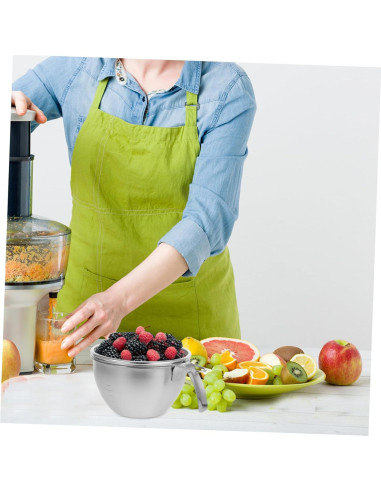 Tazón Mezcla Acero Inoxidable Zerodeko 400ml con Canasta