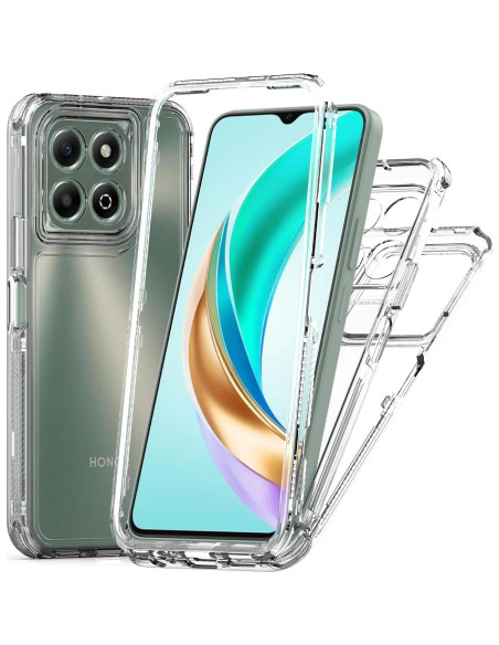Funda Honor X6b Transparente con Protector de Pantalla Templado