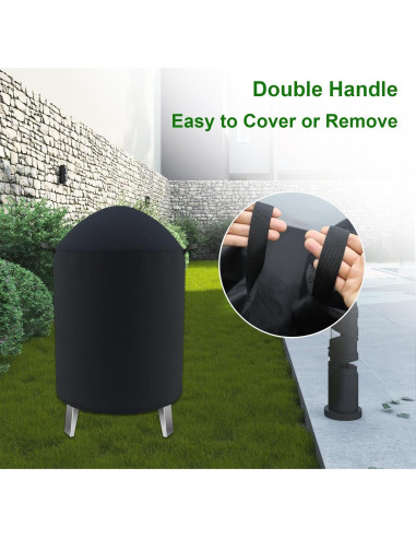 Cubierta Redonda para Ahumador Cover Geny 25" (63.5 cm) D x 35" (88.9 cm) H