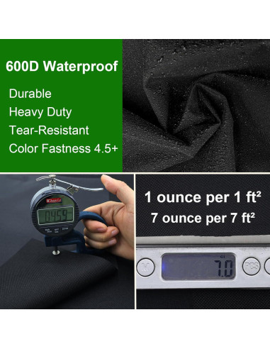 Cubierta Redonda para Ahumador Cover Geny 25" (63.5 cm) D x 35" (88.9 cm) H