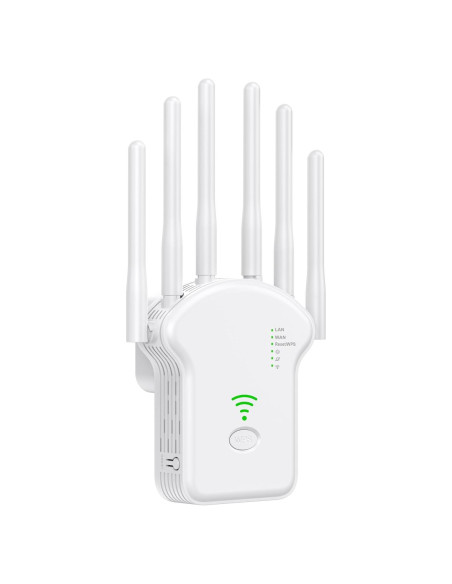 Extensor de WiFi Liaoan 2024 con 6 Antenas y Ethernet