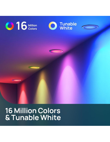 Bombillas Inteligentes Linkind Matter 1200LM E26 RGBTW 2Pack
