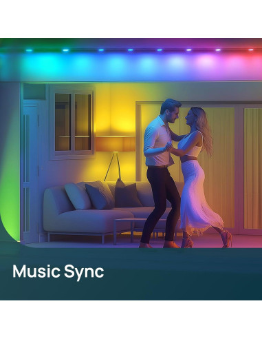 Bombillas Inteligentes Linkind Matter 1200LM E26 RGBTW 2Pack