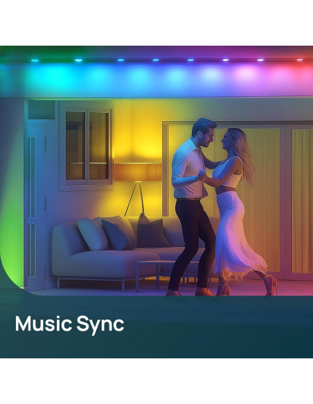 Bombillas Inteligentes Linkind Matter 1200LM E26 RGBTW 2Pack