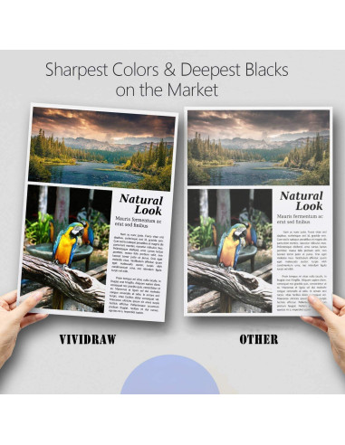 Cartuchos de tinta 962XL Vividraw para HP OfficeJet Pro - Paquete de 4