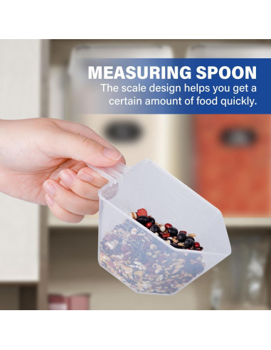 Contenedores de Almacenamiento de Alimentos Stelive 2 Piezas 6.5L