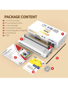 Máquina Laminadora Lamtetur A3 11x17 con 70 Hojas 2