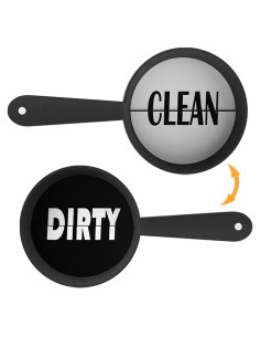 Señal Limpio Sucio para Lavavajillas SOOOEC Adhesivo 13.2x8.1cm