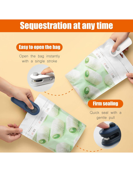 Mini Sello de Bolsas SJJGWW 2 en 1 Cortador y Sellador