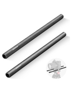 Varillas de Fibra de Carbono NEEWER 15mm Paquete de 2 - 30cm