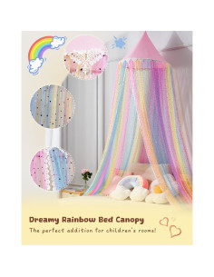 Dosel Arcoíris WEEKAN para Cama Infantil 175x60 cm 2