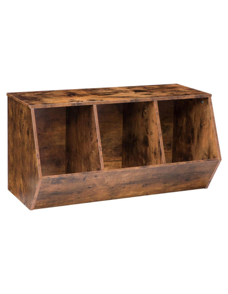 Cubículo de Almacenamiento de Juguetes HOOBRO 3 Estantes 80x30 cm