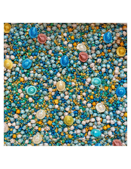 Relleno Sensorial Oceánico Bajo el Mar - 2 Tazas