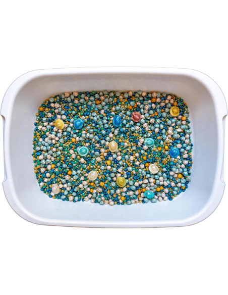 Relleno Sensorial Oceánico Bajo el Mar - 2 Tazas