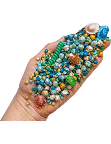 Relleno Sensorial Oceánico Bajo el Mar - 2 Tazas