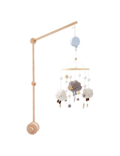 Brazo de Móvil para Cuna ZHENGFUO, Madera Ajustable 68x31.6cm