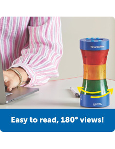 Reloj Visual y Temporizador Learning Resources LER6989 21.8x13.7cm 2